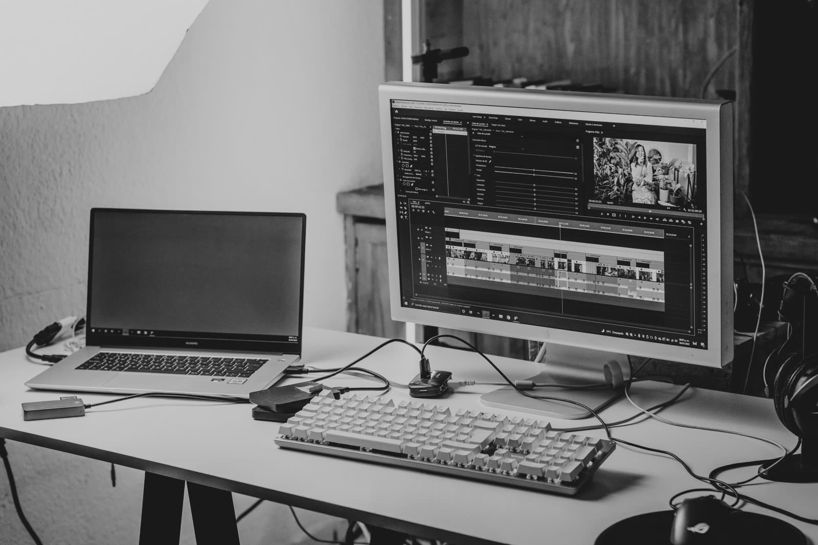 Video editing workstation
